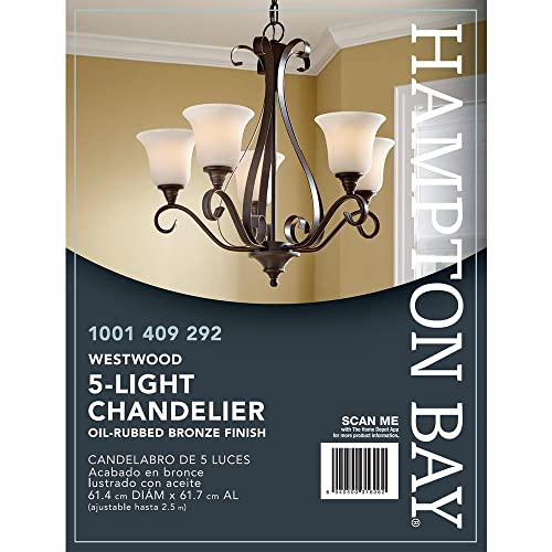 Hampton Bay 5-Light Oil Rubbed Bronze Chandelier