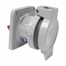 eaton electrical – cdr1023 – eaton crouse-hinds series powermate cdr receptacle, 100a, two-wire, three-pole, style 2, copper-free aluminum, 600 vac/250 vdc