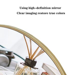 Arched Floor Mirror, 65 "x 22" Floor Mirror with Stand, Full Body Mirror, Arch Full Length Mirror, Freestanding, Wall-Mounted or Leaning (Gold)