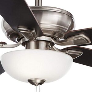 Hampton Bay Rothley II 52 in. Brushed Nickel LED Ceiling Fan with Light Kit