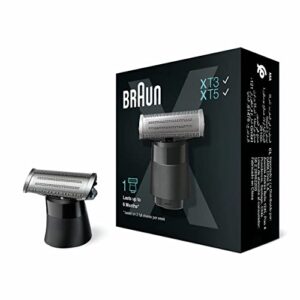 braun series x replacement blade – compatible with braun series x models, beard trimmer and electric shaver, 1 count, one blade to trim, style and shave any style, xt10