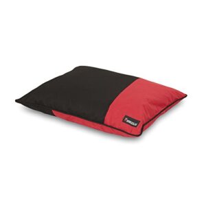 petmate dogzilla pillow bed, 27 x 36, red/black