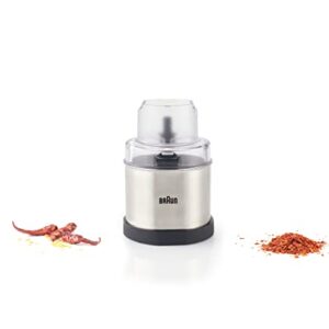 Braun MQS270SI Multiquick Coffee and Spice Grinder Hand Blender Attachment, 1.5-Cup