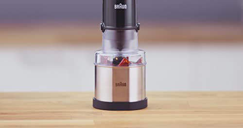 Braun MQS270SI Multiquick Coffee and Spice Grinder Hand Blender Attachment, 1.5-Cup