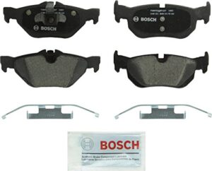 bosch bp1267 quietcast premium semi-metallic disc brake pad set – compatible with select bmw 1 series m, 128i, 323i, 328i, 328i xdrive, 328xi, x1; rear