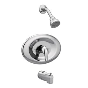 moen chateau chrome posi-temp eco-performance shower trim kit, valve required, tl2369ep