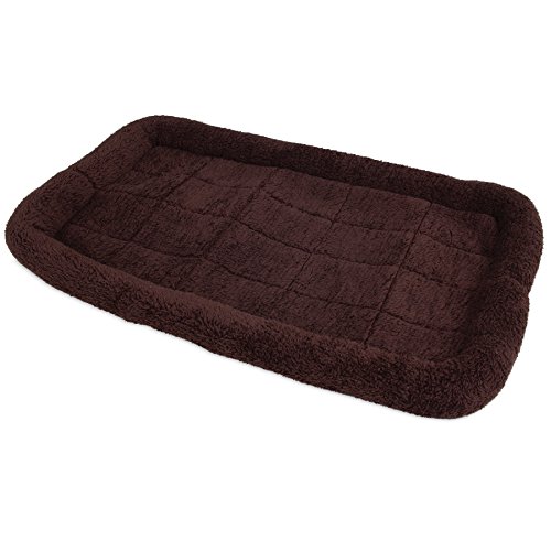 Petmate SnooZZy Bolster Crate Mat, Brown, for 36' Crates