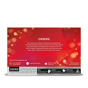 Starbucks Holiday Blend Medium Roast Coffee Single-Cup Coffee for Keurig Brewers, Herbal & Sweet Maple Notes, 10 Count (Pack of 6)