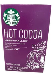 starbucks hot cocoa marshmallow mix – 6 oz pack of 2
