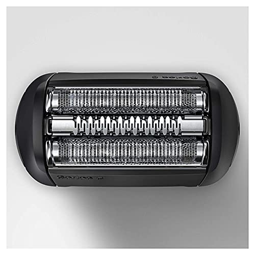 Braun Series 5 Shavers Replacement Foil and Trimmer Head Cassette with Ultra-Active-Lift Middle Trimmer and Crosshair Designed Foil, Silver Finish