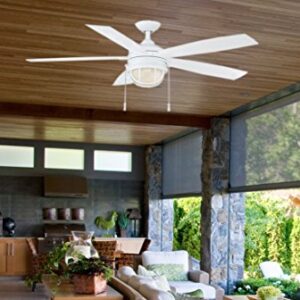 Hampton Bay Seaport 52 In. Indoor/outdoor White Ceiling Fan