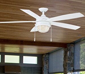 Hampton Bay Seaport 52 In. Indoor/outdoor White Ceiling Fan