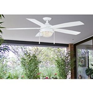 Hampton Bay Seaport 52 In. Indoor/outdoor White Ceiling Fan