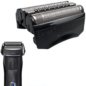 series 7 70b shaver head replacement fit for braun series 7 electric razor for men, 70b electric shaver replacement heads blades compatible with braun series 7 7720, 750cc, 760cc, 765c, easily attach