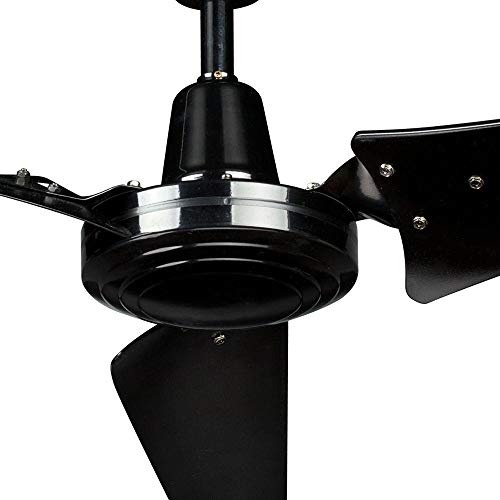 Hampton Bay 60 in. Black Industrial Ceiling Fan