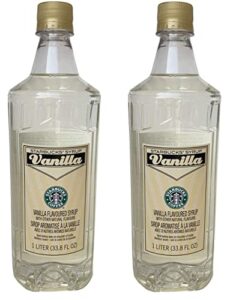 starbucks flavored syrup (vanilla, 2 bottle pack)