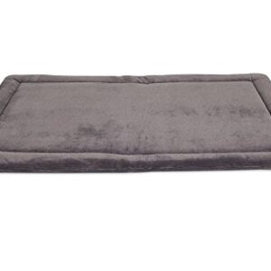 Petmate Aspen Pet Rectangular Kennel Mat, Dark Gray, for 40' Crates