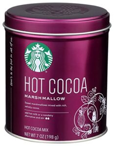 starbucks hot cocoa, marshmallow, 7 ounce