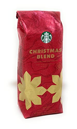 2018 Starbucks Christmas Blend Whole Bean Coffee - 16 Ounce