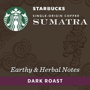 Starbucks by Nespresso Dark Roast Single-Origin Sumatra Coffee (50-count single serve capsules, compatible with Nespresso Original Line System)