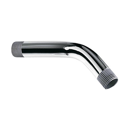 Moen 10154 Showering Accessories-Basic 6-Inch Shower Arm, Chrome with Moen AT2199 Shower Arm Flange, Chrome