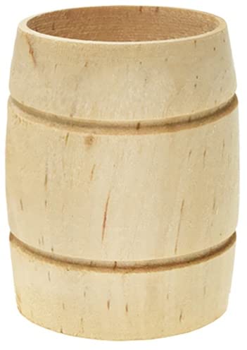 Mini Wood Barrel 72x52mm -