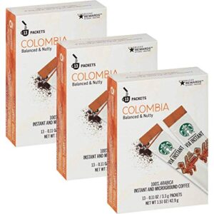 starbucks via instant coffee, colombia, 13 ct pack – 3