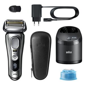 Braun Series 9 Pro 9467cc Electric Shaver for Men, 4+1 Head with ProLift Trimmer, 5-in-1 SmartCare Center, Electric Razor with 60-min Battery Life, Wet & Dry
