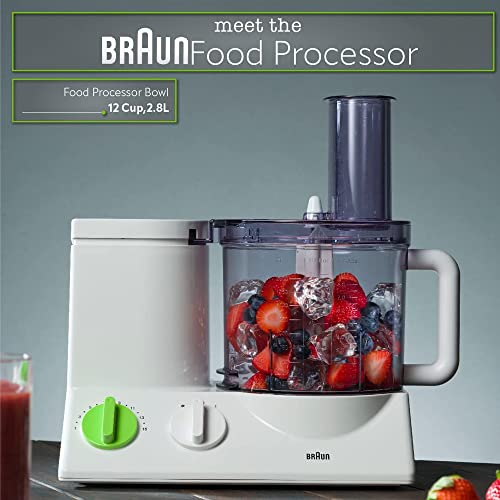 Braun TributeCollection Food Processor, 220-volt (Not for USA-European Cord), 12-Cup, White