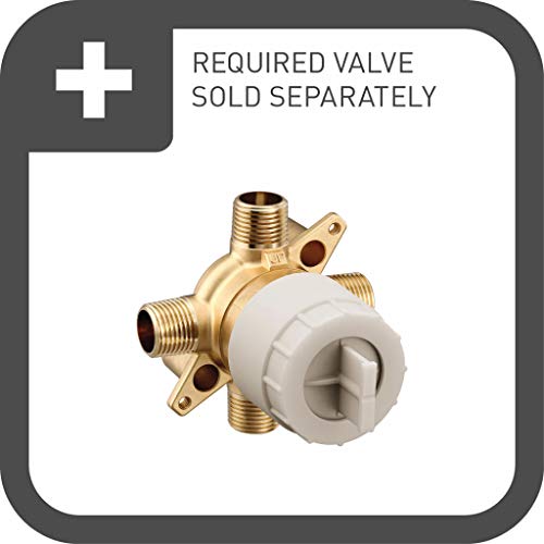 Moen UT3293BG Align M-CORE 3-Series 1-Handle Tub and Shower Trim Kit, Valve Required, Brushed Gold