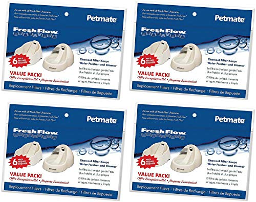 Petmate 24pk Fresh Flow Fountain Replacement Filters