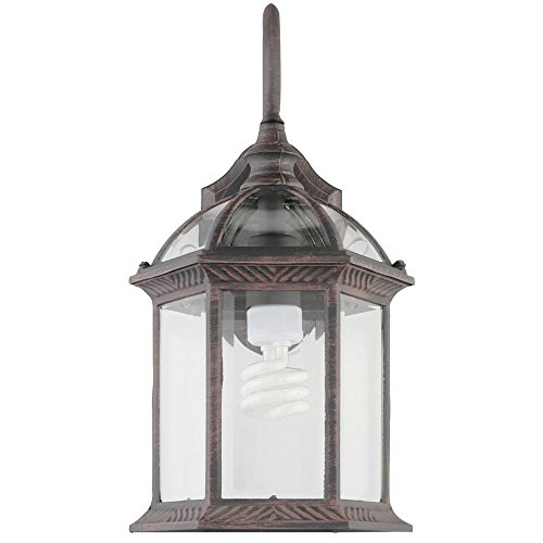 Hampton Bay 7072-2RT Twin Pack 1-Light Weathered Bronze Outdoor Lantern