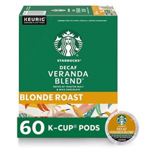 starbucks® decaf veranda® blend – k-cup pods 10ct. (6 case)