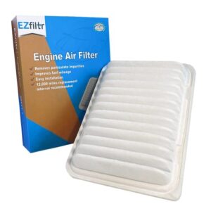 ezfiltr 201t1-1(ca10190)engine air filter for toyota corolla 1.8l(2009-2019)/corolla im(2017-2018)/matrix(2009-2014)/yaris(2007-2016),scion im(2015-2022)/xd(2007-2014),pontiac vibe 1.8l(2009-2010),1pk