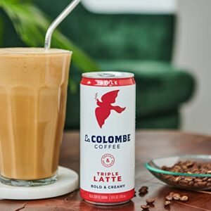 La Colombe Triple Draft Latte - 3 Shots Of Cold-Pressed Espresso and Frothed Milk - Made With Real Ingredients - Grab And Go Coffee , 9 Fl Oz (Pack of 4)