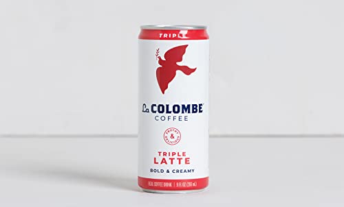 La Colombe Triple Draft Latte - 3 Shots Of Cold-Pressed Espresso and Frothed Milk - Made With Real Ingredients - Grab And Go Coffee , 9 Fl Oz (Pack of 4)