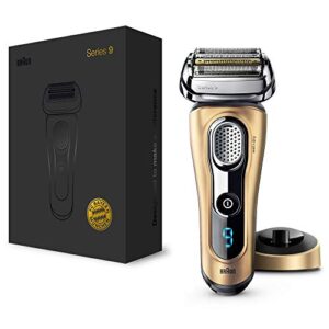 braun series 9 9299ps electric shaver wet/dry gold edition