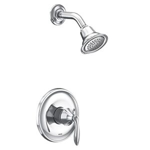 moen ut2132ep eva collection m-core 2-series 1-handle shower trim kit, valve required, chrome