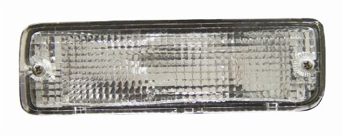 Anzo USA 511019 Toyota Chrome Clear w/Amber Reflectors Bumper Light Assembly - (Sold in Pairs)