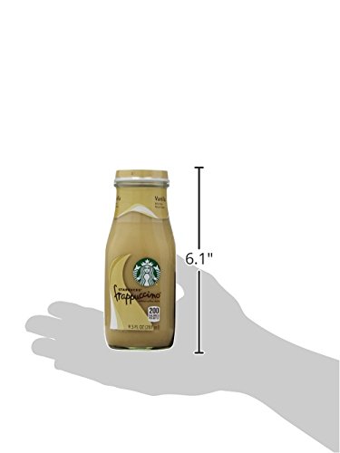 Starbucks Frappuccino Vanilla Coffee Beverage, 9.5 oz glass bottles (4 Pack)