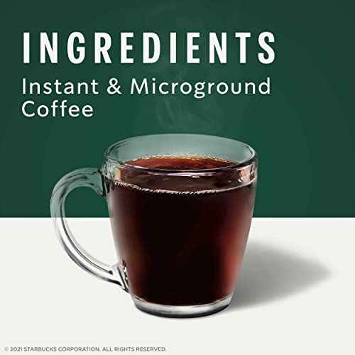 Starbucks VIA Instant Coffee Dark Roast Packets — Italian Roast — 100% Arabica - 8 Count (Pack of 12) - Packaging may vary