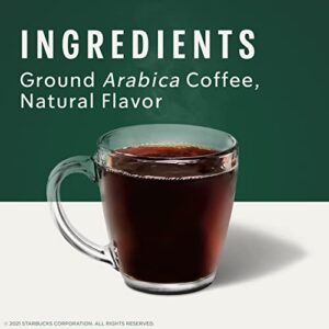 Starbucks Ground Coffee—Vanilla Flavored Coffee—No Artificial Flavors—100% Arabica—6 bags (11 oz each)