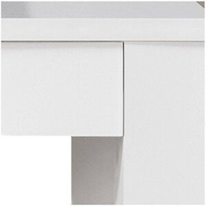 Mainstays Furniture New Parsons Desk with Drawer, Multiple Colors (White)