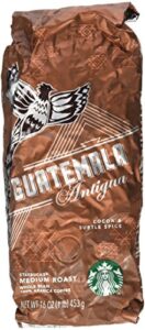 starbucks guatemala antigua, whole bean coffee, 16 ounce (pack of 1)