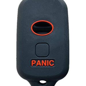 Rpkey Silicone Keyless Entry Remote Control Key Fob Cover Case protector Replacement Fit For Scion xA xB Toyota Celica Echo FJ Cruiser Highlander Prius RAV4 Tacoma Tundra Yaris HYQ12BBX HYQ12BAN