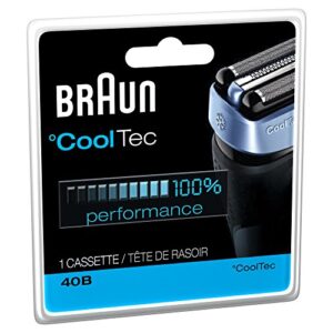 Braun CoolTec 40B Foil & Cutter Replacement Head, Compatible with CoolTec Shaver