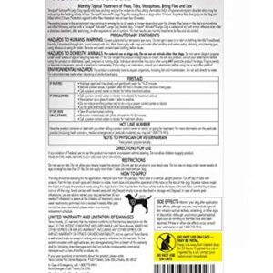 TevraPet Activate II Flea and Tick Prevention for Dogs | 4 Months Supply | Large Dogs 21-55 lbs | Fast Acting Treatment and Control | Topical Drops