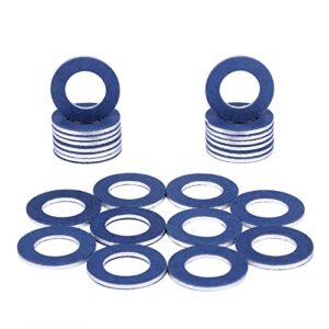 90430-12031 (24Pcs) Aluminum Oil Drain Plug Gaskets Fits for Toyota Lexus Scion Crush Washer Seals Replaces# 9043012031