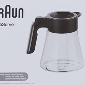 Braun BRSC008 MultiServe Coffee Machine 10 cup Replacement Carafe, Black