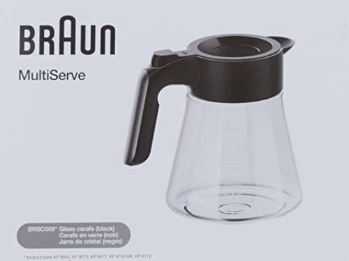 Braun BRSC008 MultiServe Coffee Machine 10 cup Replacement Carafe, Black